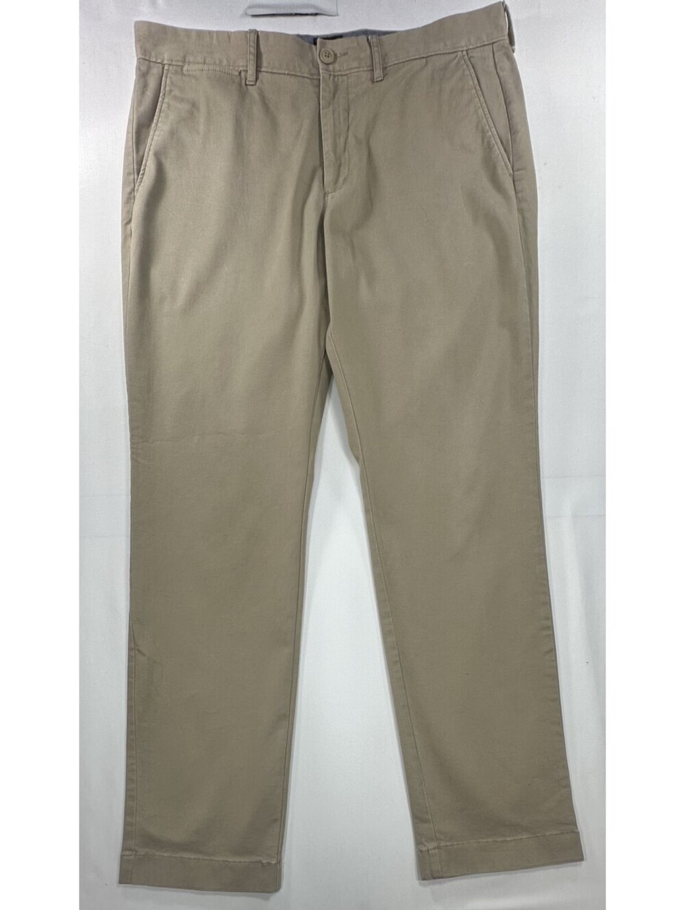 J Crew 770 Straight Stretch Flat Chinos Brown Mens 33/30